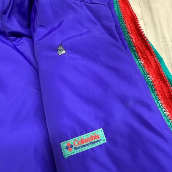 ✅Mens XL VTG Columbia Powder Keg 3-in-1 Ski Jacket  Reversible Thinsulate **TEAR - Picture 13 of 16